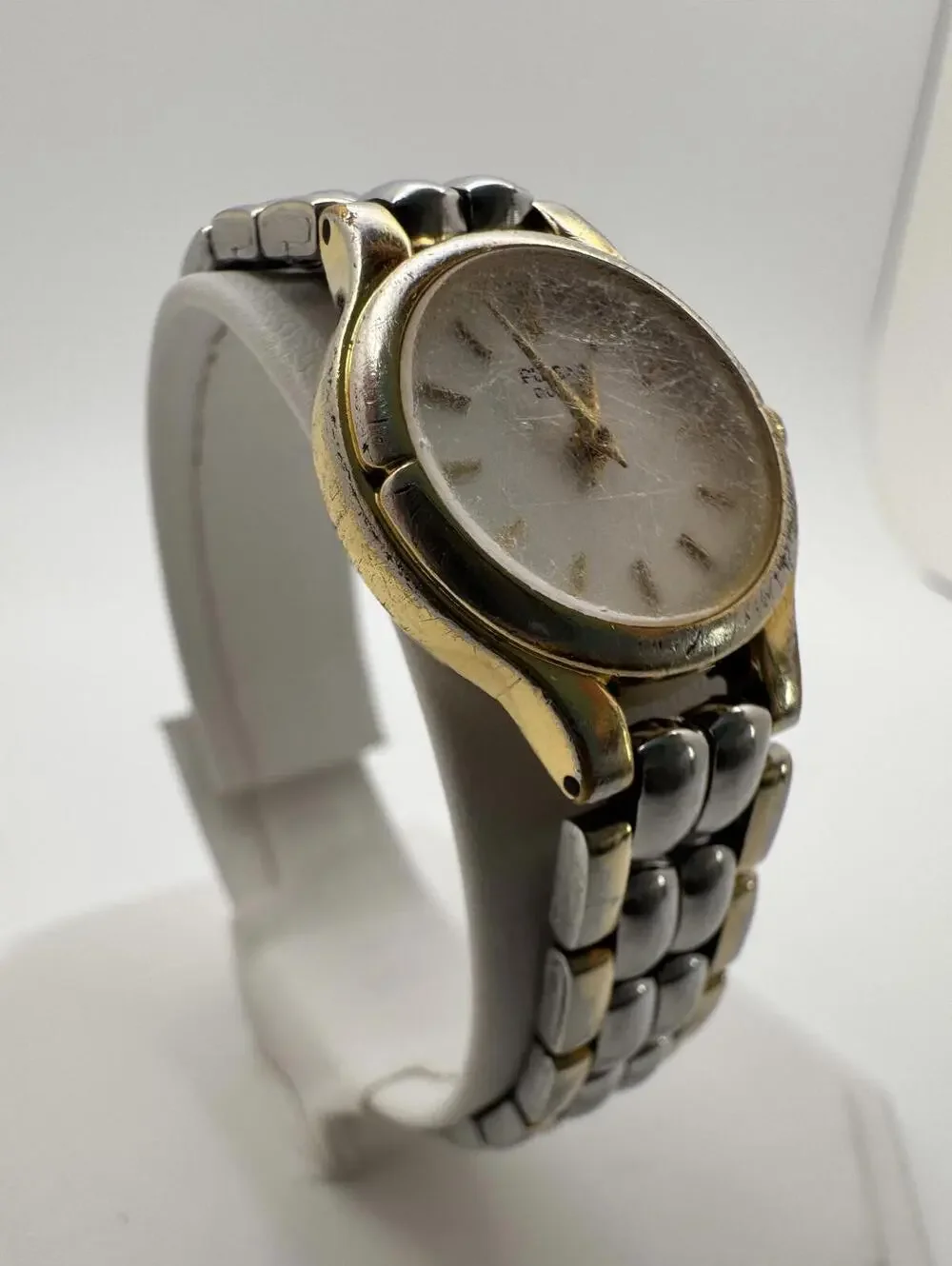 Vintage Pulsar Quartz Watch Gold Two Tone 22mm Japan Movement New Battery